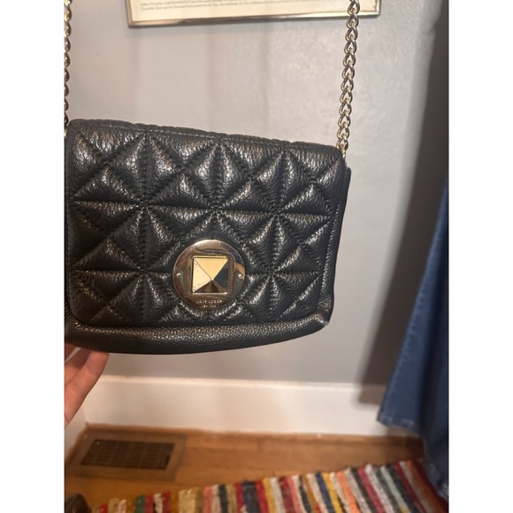 Kate Spade Quilted Black Crossbody - Picture 4 of 8